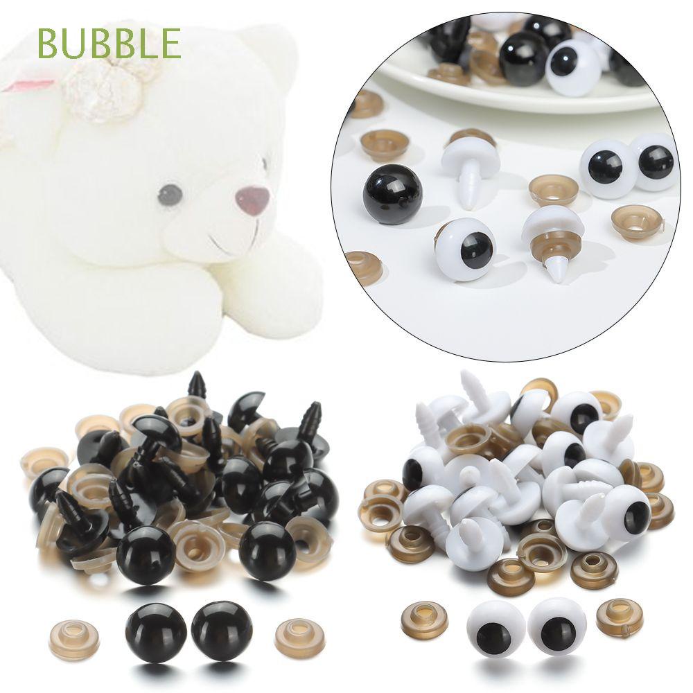 Set 20 / 10 Cặp Mắt Nhựa Trắng / Đen Cho Búp Bê BJD