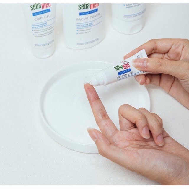 Gel giảm mụn kháng khuẩn, làm dịu da giảm thâm Sebamed pH5.5 Clear Anti Pimble Gel 10ml [Nhập Khẩu Chính Hãng] | BigBuy360 - bigbuy360.vn