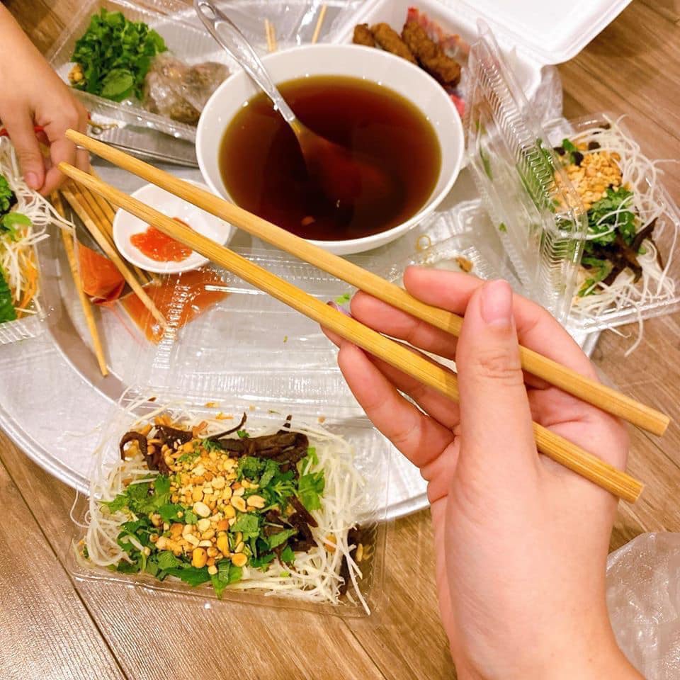 Set 10 đôi đũa tre chính hãng IKEA Thái Lan