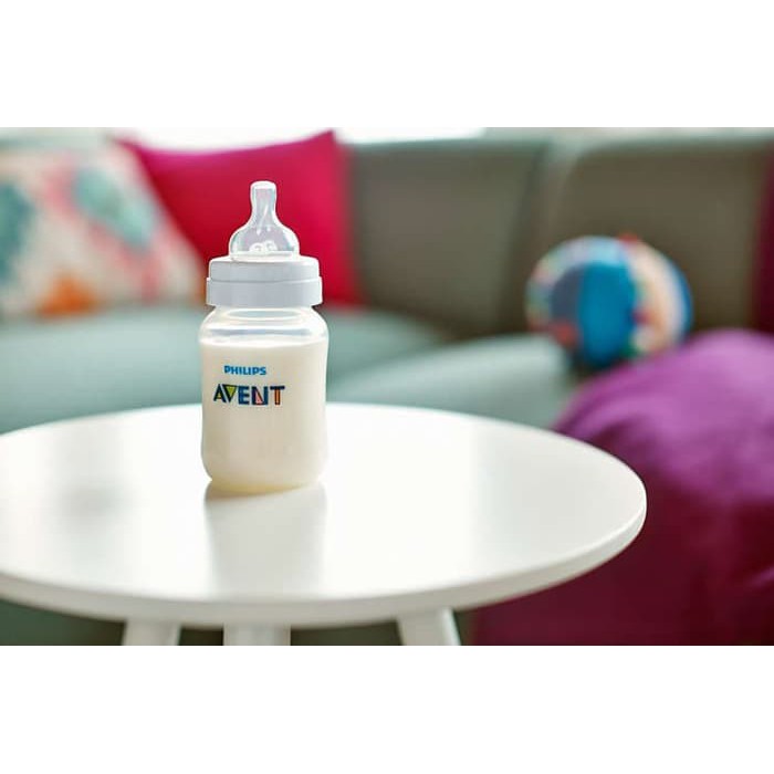 Philips Avent Bộ 2 Bình Sữa Tự Nhiên Cổ Điển + Núm Ti Giả Cho Bé