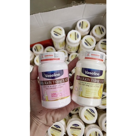 KEM DƯỠNG THỂ VASELINE THÁI SIÊU KÍCH TRẮNG X10