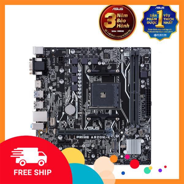 (A534) Mainboard ASUS PRIME A320M-K - New 100% BH 36 tháng