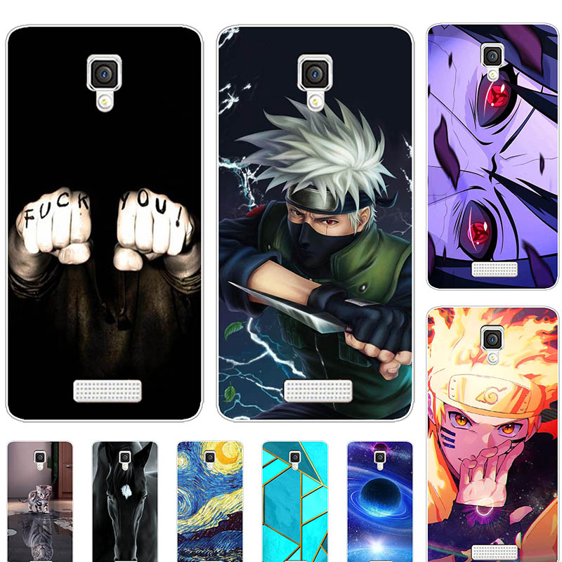 Ốp Lưng Silicone Mềm In Hình Hoạt Hình Naruto Đáng Yêu Cho Lenovo A2010 A2580 A2860 A2010A Dual Sim 4.5 "A 2010