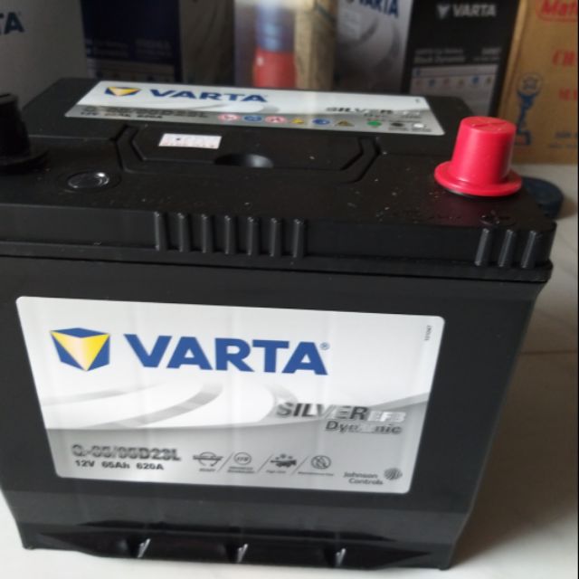 ÁC QUY VARTA Q85/95D23L 65AH CỌC TRÁI STATOP