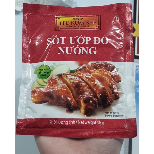 Xốt ướp thịt nướng BBQ Lee Kum Kee