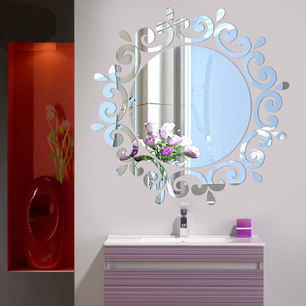 Gương Tròn Dán Tường Bằng Acrylic SM011 Chất Lượng Cao