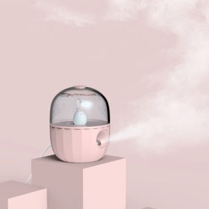 Máy Phun Sương Tạo Ẩm Hình Thú Mini Để Bàn Có Pin Sạc Tích Hợp