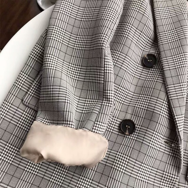 CÓ SẴN _ ÁO BLAZER CARO CAO CẤP Áo vest kẻ Hàn Quốc (Hình thật ở cuối) | BigBuy360 - bigbuy360.vn