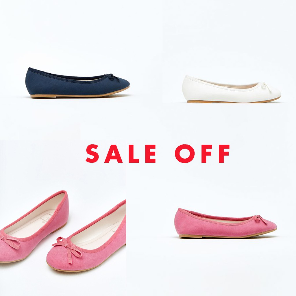 GIÀY BÚP BÊ BÉ GÁI NƠ DA MỀM VNXK SALE OFF - GIÀY CẶP MẸ VÀ CON