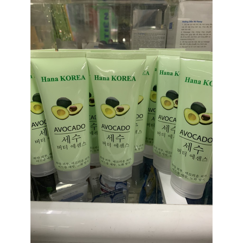 SỮA RỬA MẶT HANA KOREA AVOCADO - BƠ, 100ML