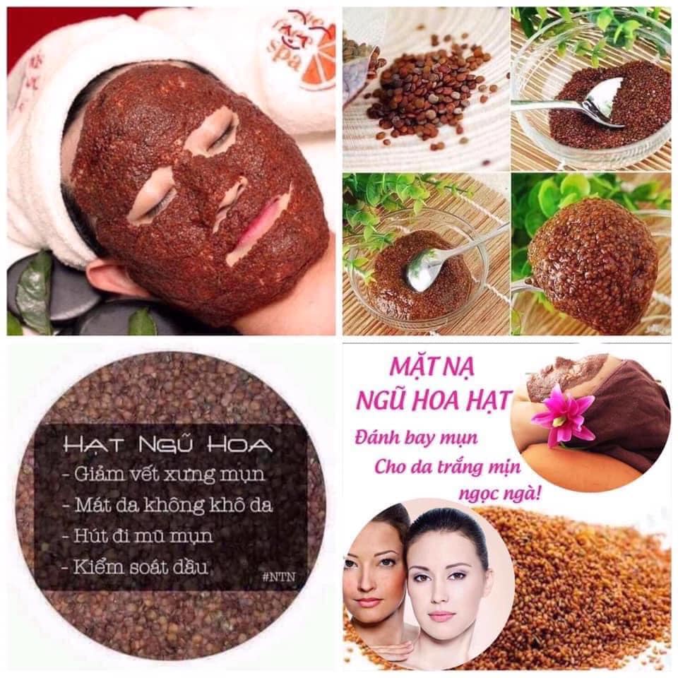 Hạt ngũ hoa (Đình lịch) đắp mặt gói 1000g (hạt to và hạt nhỏ)