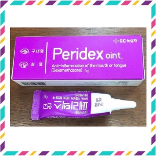 Kem Bôi Nhiệt Miệng Nhiệt Lưỡi Peridex Oint Hàn Quốc, Tuýp 6g, Giúp Vết Thương Mau Lành Nhanh Chóng