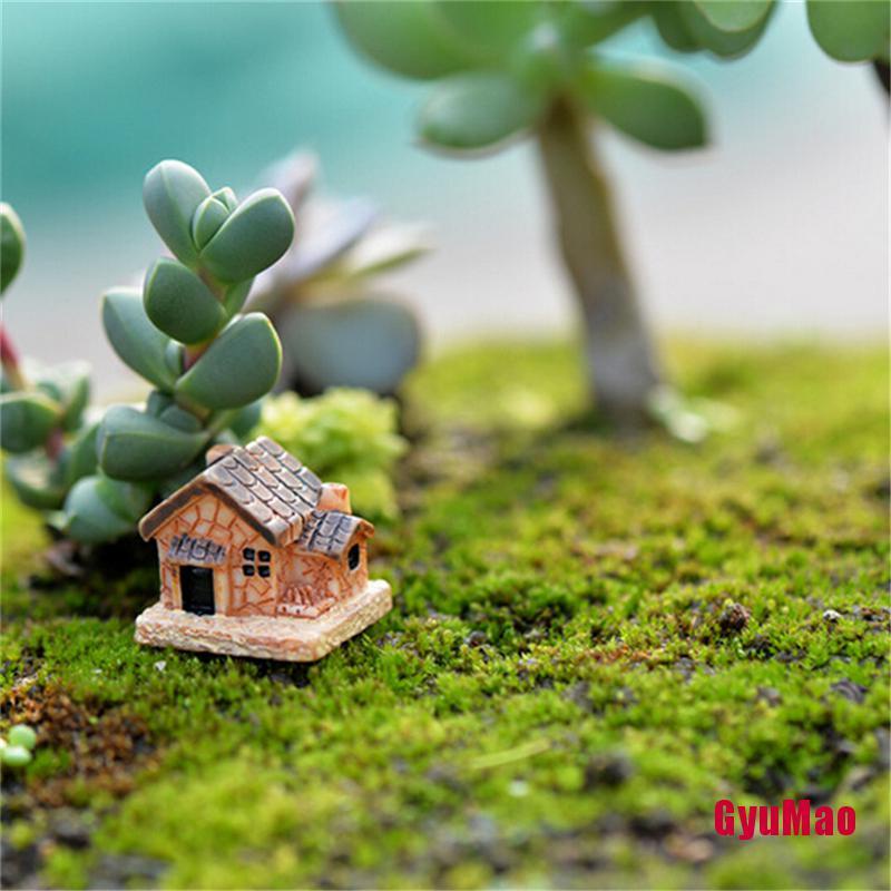 Bộ 3 Mô Hình Ngôi Nhà Nhỏ Dùng Trang Trí Tiểu Cảnh/Làm Quà Tặng