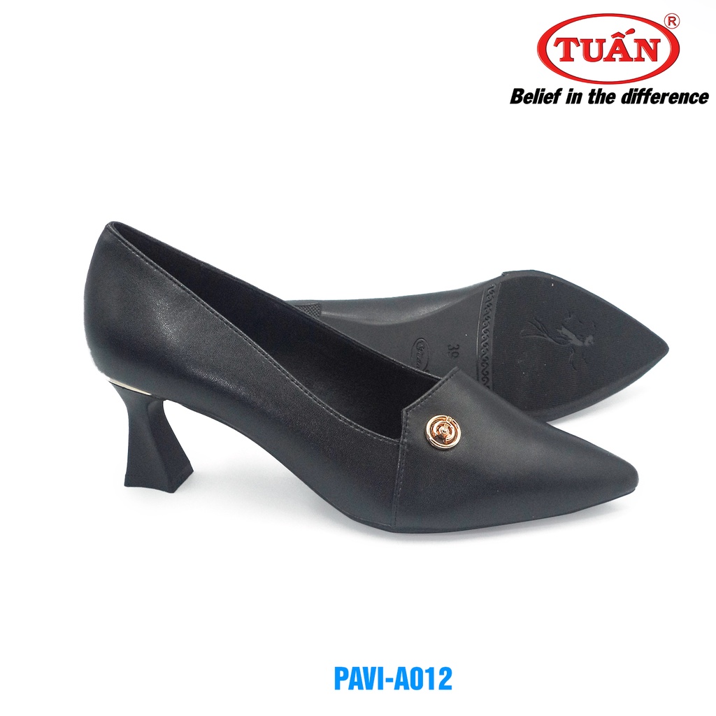 Giày nữ giày cao gót 5f gót nhọn thời trang thương hiệu Tuấn PAVI-012