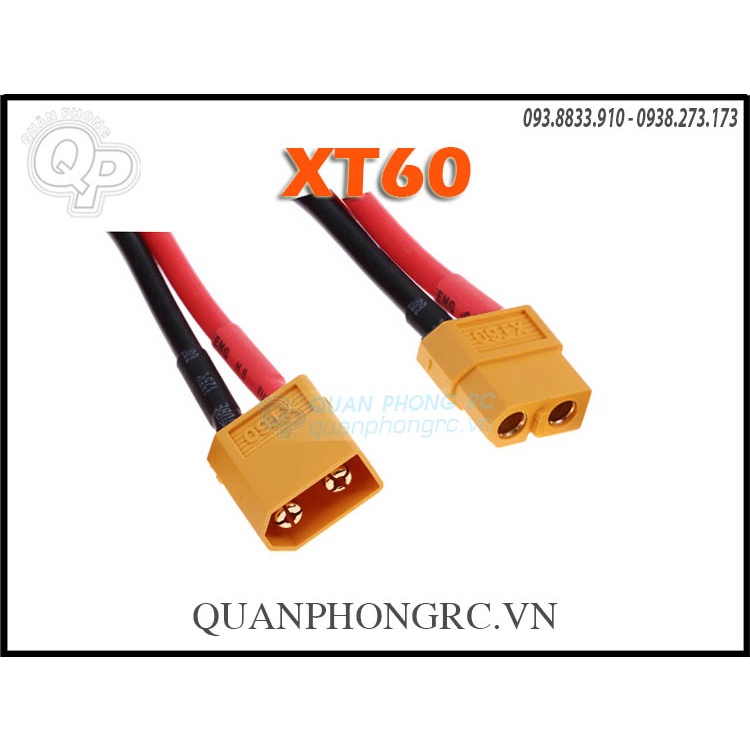 Dây Silicon 16AWG Nối Dài Jack XT60