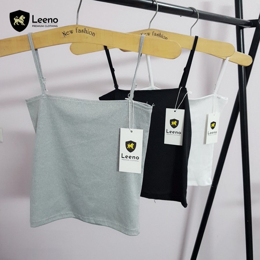Áo 2 dây croptop thun co giãn 4 chiều - Hai dây có chốt điều chỉnh chính hãng Leeno | BigBuy360 - bigbuy360.vn