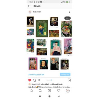 SET POSTCARD DECOR CỔ ĐIỂN