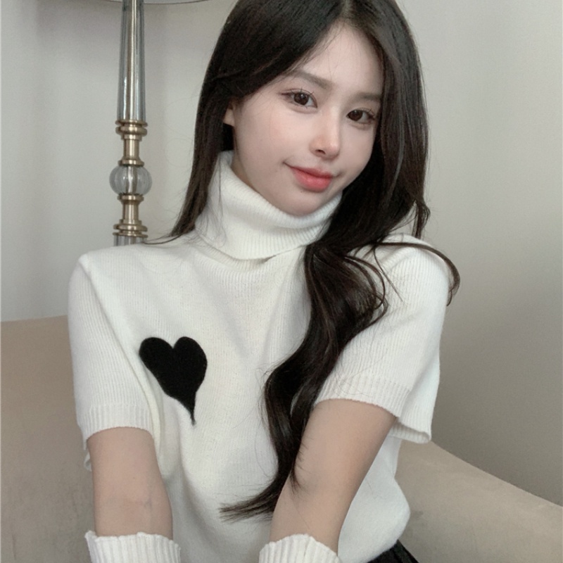 Áo sweater Perty dệt kim cổ lọ thời trang Hàn Quốc quyến rũ dành cho nữ