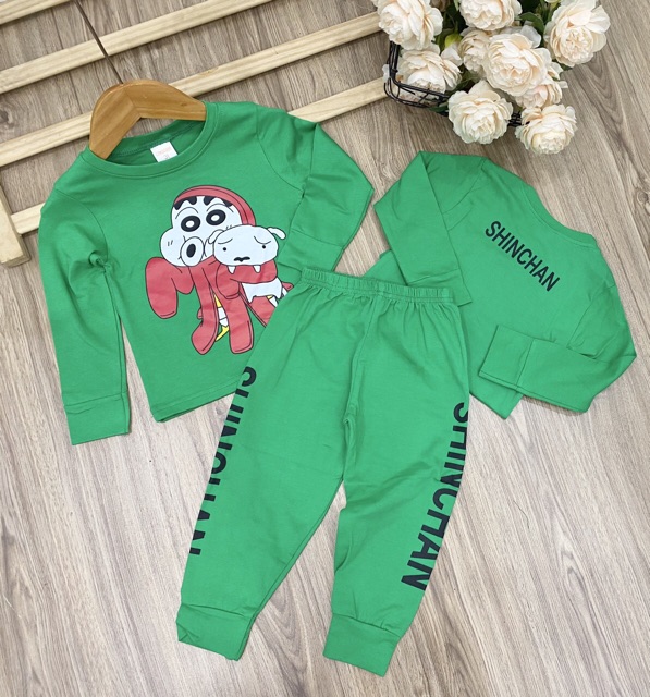 Bộ thể thao dài tay thun cotton 4 chiều mềm đẹp cho bé trai, bé gái