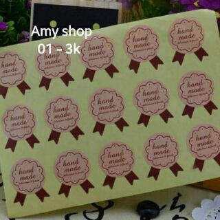 Combo 5 sticker handmade bất kỳ