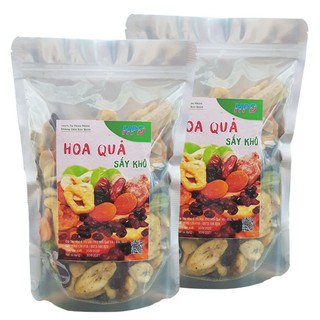 hoa quả sấy khô nguyên miếng hàng loại 1 đóng gói 450g