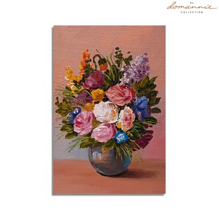 Tranh Canvas sơn dầu "Bình Hoa Hồng"