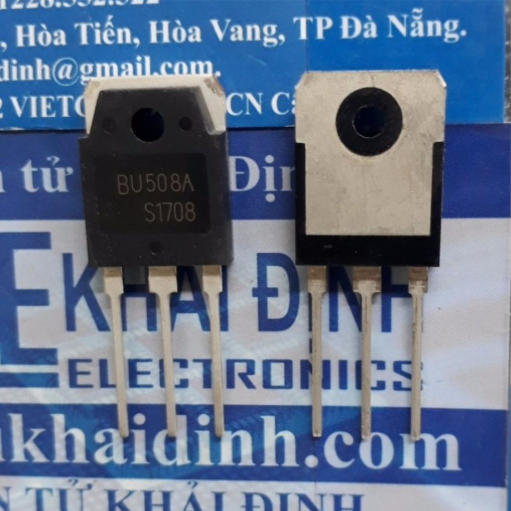 2 con BU508A BU508 NPN TRANSISTOR thuận 5A 700V TO-3P kde3083