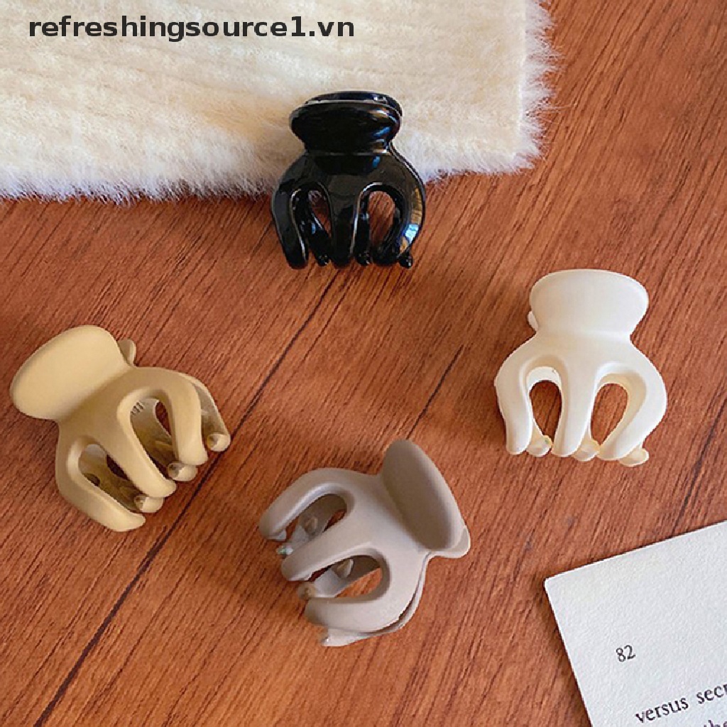 Kẹp Tóc Càng Cua Cố Định Màu Đen Thời Trang Hàn Quốc Cho Nữ {refreshingsource1.vn}
