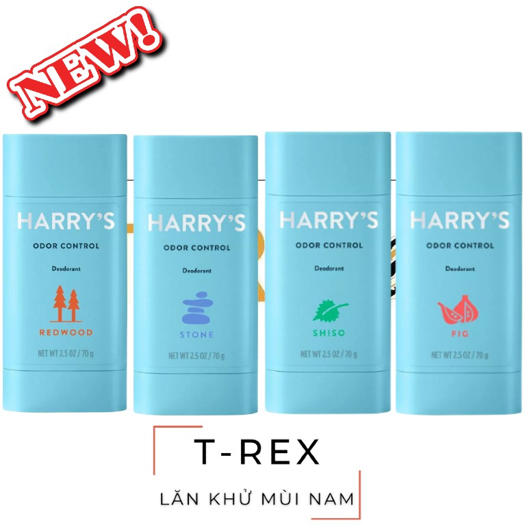 [Siêu Phẩm] Lăn Khử Mùi Harry's Odour Control Deodorant 70Gr (Sáp Xanh)