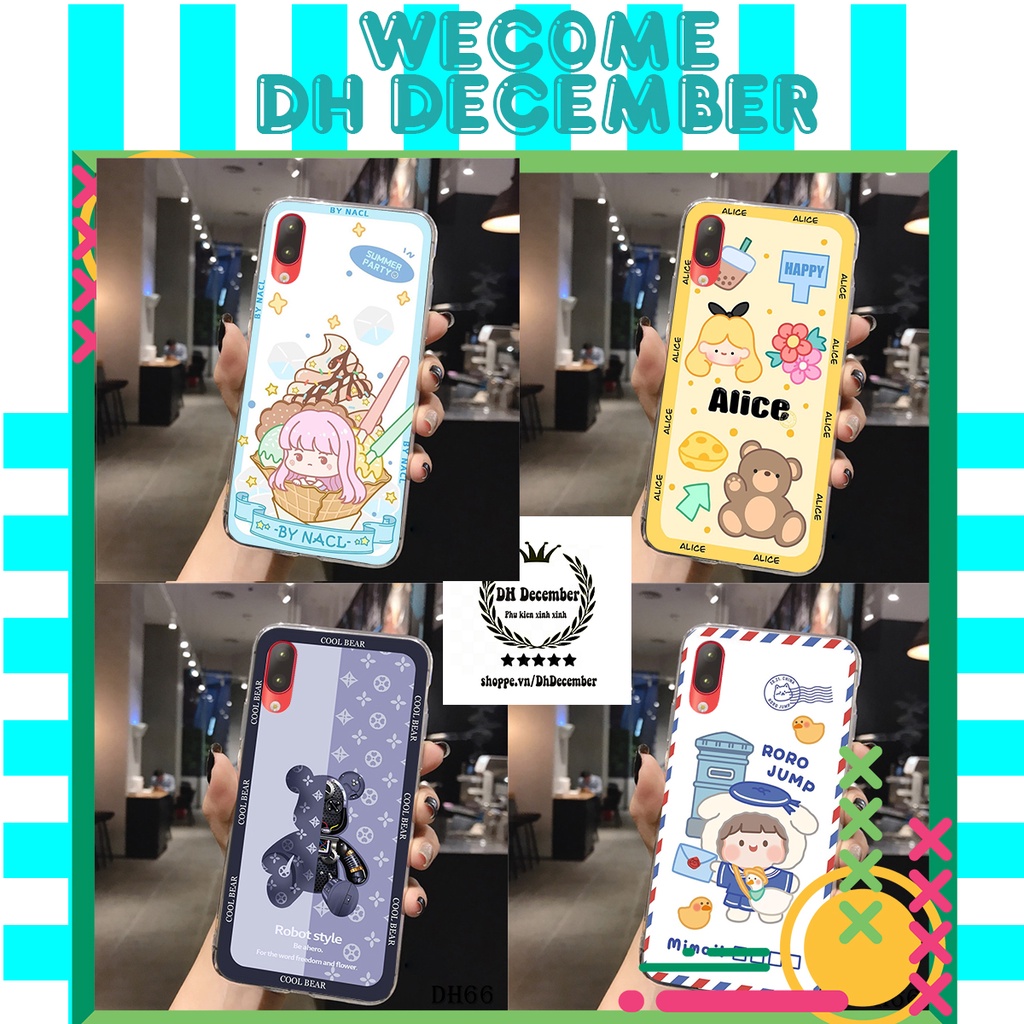 Ốp lưng dẻo Vsmart STAR in hình 3D GẤU cute be@r, soda, happy day cực hot ,thời thượng