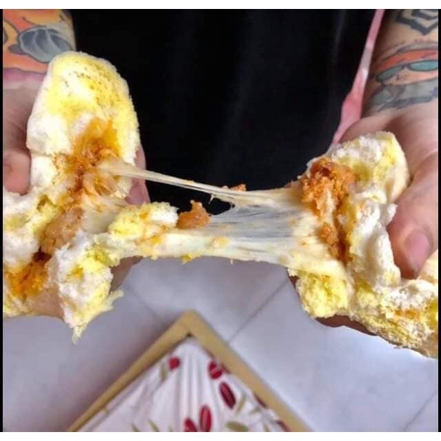 Bánh bao xá xíu phomai men tự nhiên