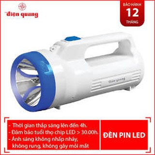 {Hàng_Chính hãng} Đèn pin Điện Quang ĐQ PFL06 R WB(pin sạc, trắng-Xanh), ĐQ PFL06 R WY (pin sạc, trắng-vàng)