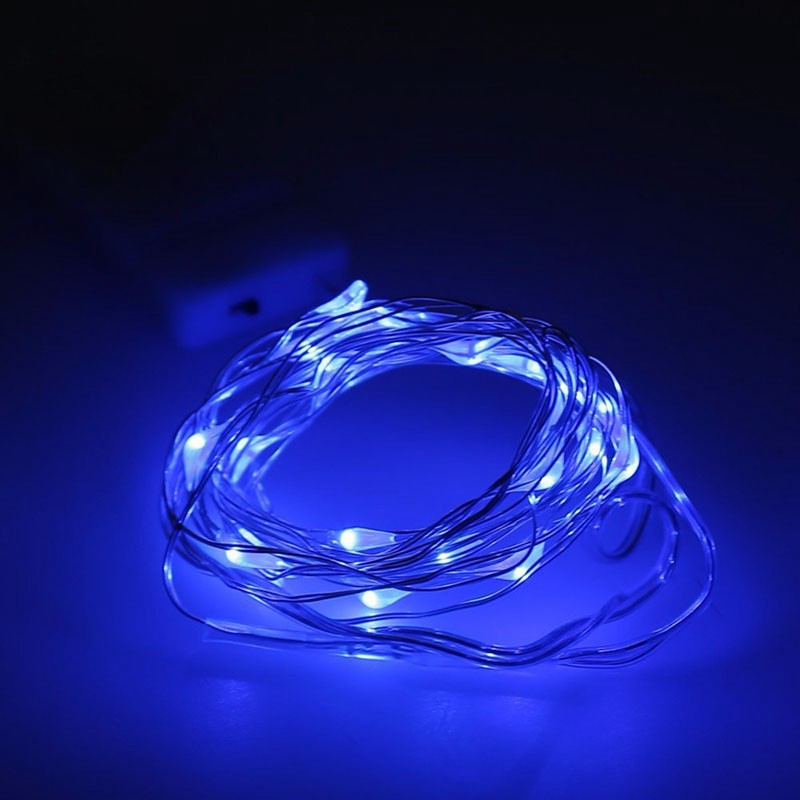Dây đèn 5M 50 bóng LED nhiều tông màu sáng tùy chọn dùng trang trí giáng sinh