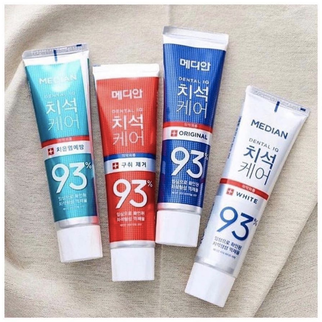 Kem đánh răng Hàn Quốc trắng răng MEDIAN DENTAL IQ 93% 120g DR02