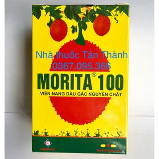 Dầu gấc Morita 100mg hộp 100 viên