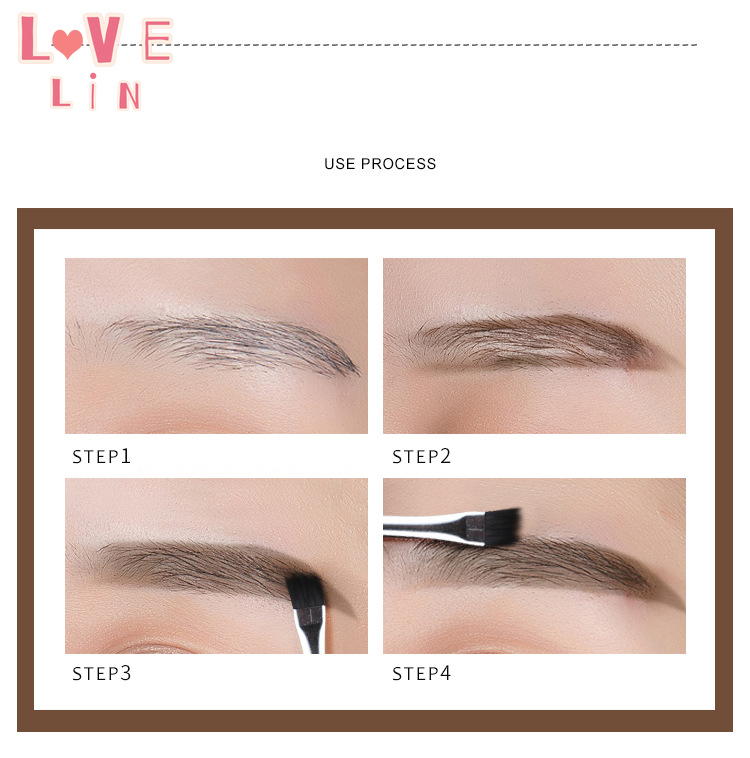 [Hàng mới về] Phấn kẻ mày 3 màu kháng nước chống nhòe 3 trong 1