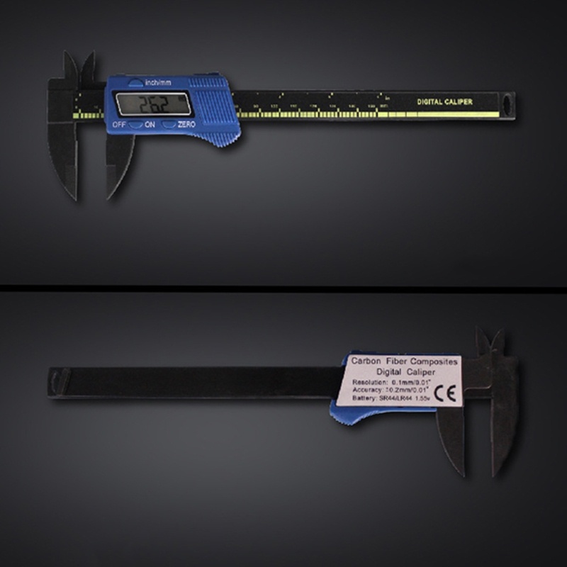 Thước Cặp Cơ Khí Bằng Nhựa 0-6inch / 0-150mm Chuyên Dụng