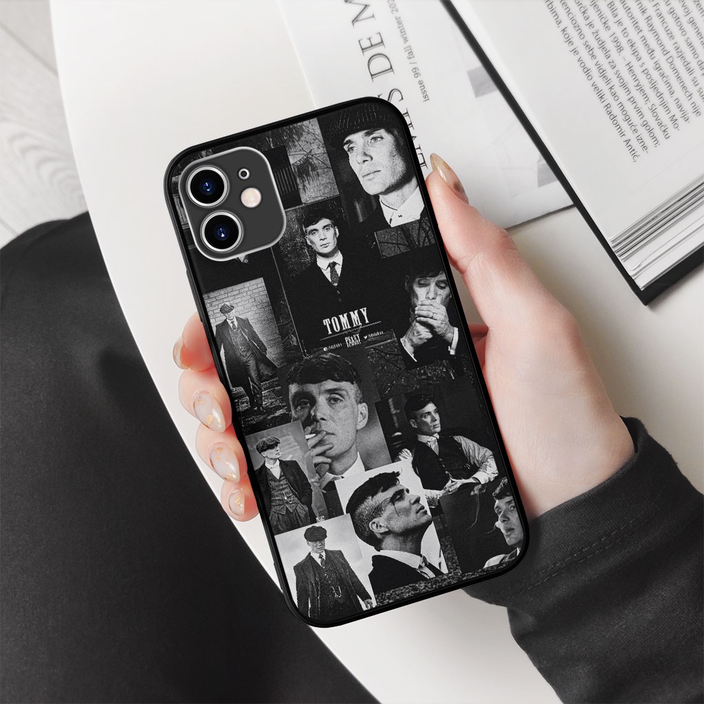 Ốp lưng tommy shelby black collage art pro 13 11 12 promax 7 8 plus xs X Xr  ART20224380