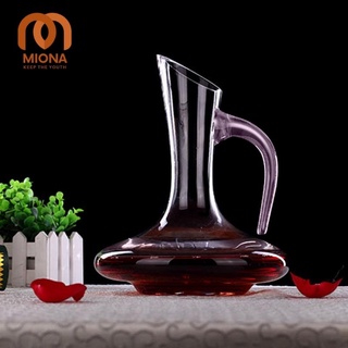 Bình thở đựng rượu vang Pha lê cao cấp MIO-01, Wine Decanter cân bằng rượu vang, phong cách thưởng thức Vang thanh lịch