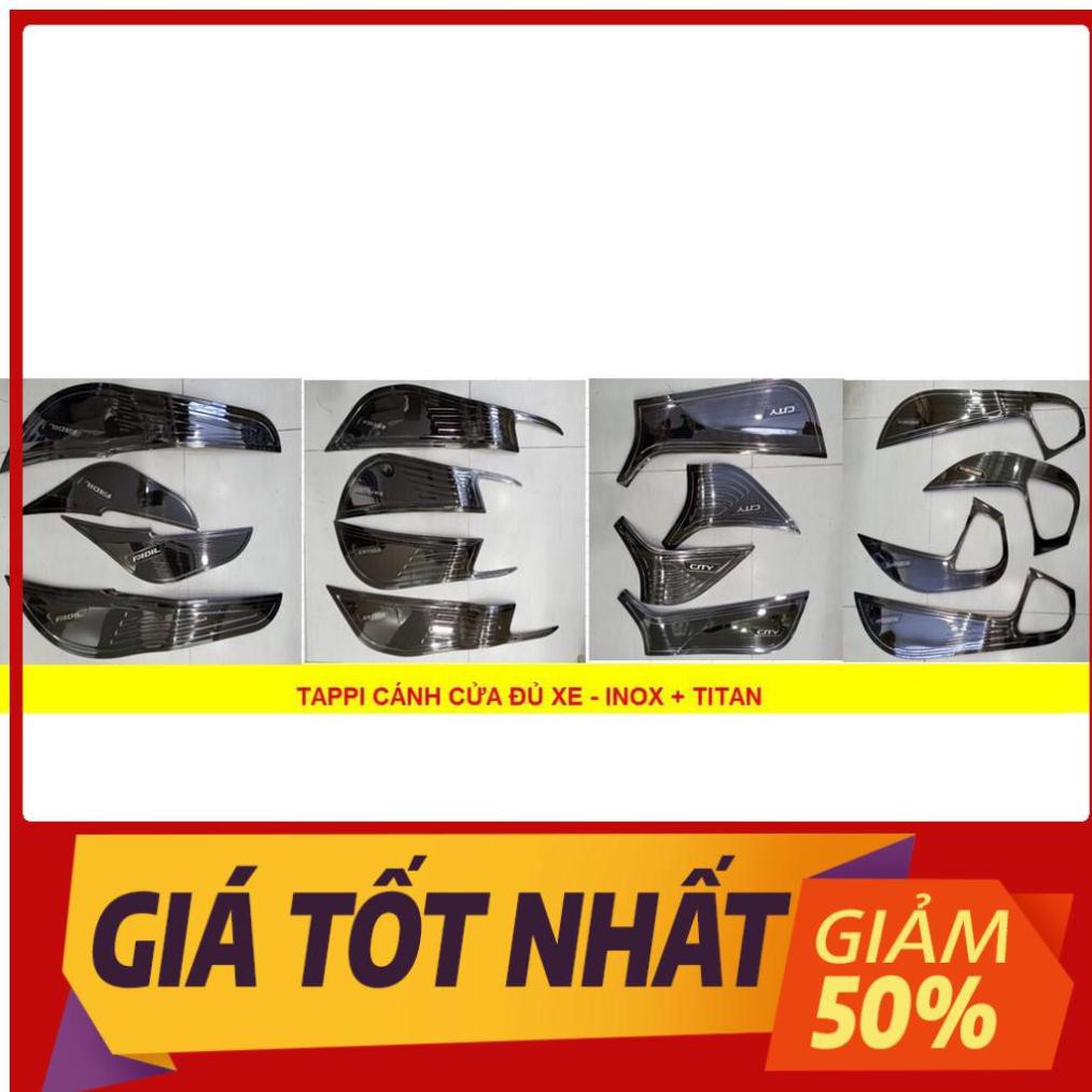 Bộ ốp tapli cánh cửa xe HONDA CITY 2017-2020 mẫu titan Cam kết chất lượng tốt