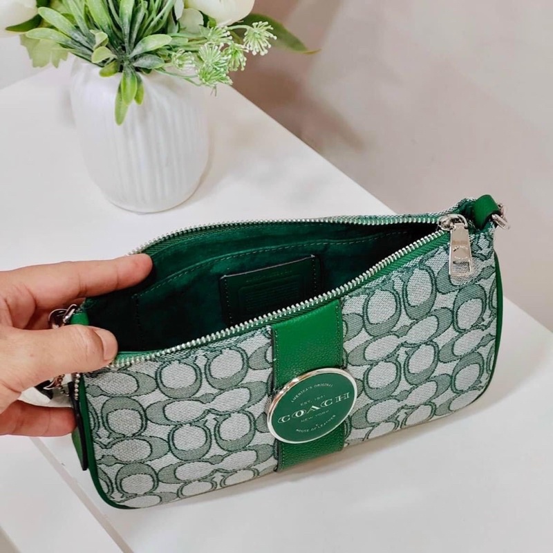 Sẵn sale Túi Coach dáng thuyền Lonnie - nhiều màu