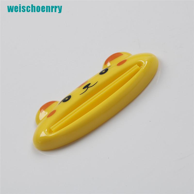 Dụng cụ đẩy kem đánh răng bằng nhựa hình động vật dễ thương đa chức năng