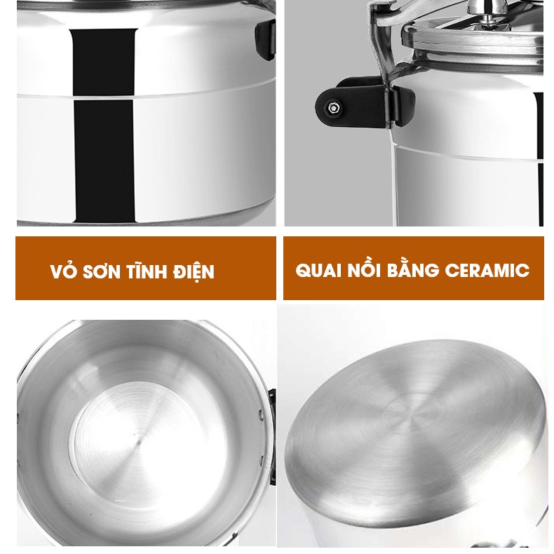 Nồi áp suất đa năng Sikma 4l - 5l - 7 lít - an toàn, bền