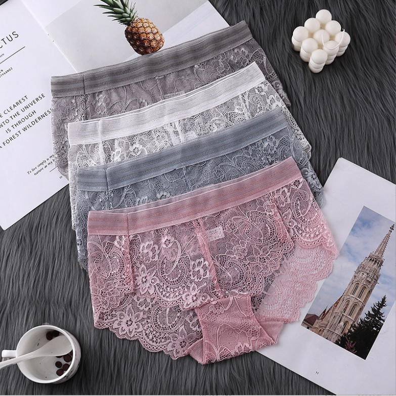 Quần lót nữ sexy ren dây kiểu trẻ trung, thoải mái, thoát mát  Anna Shop