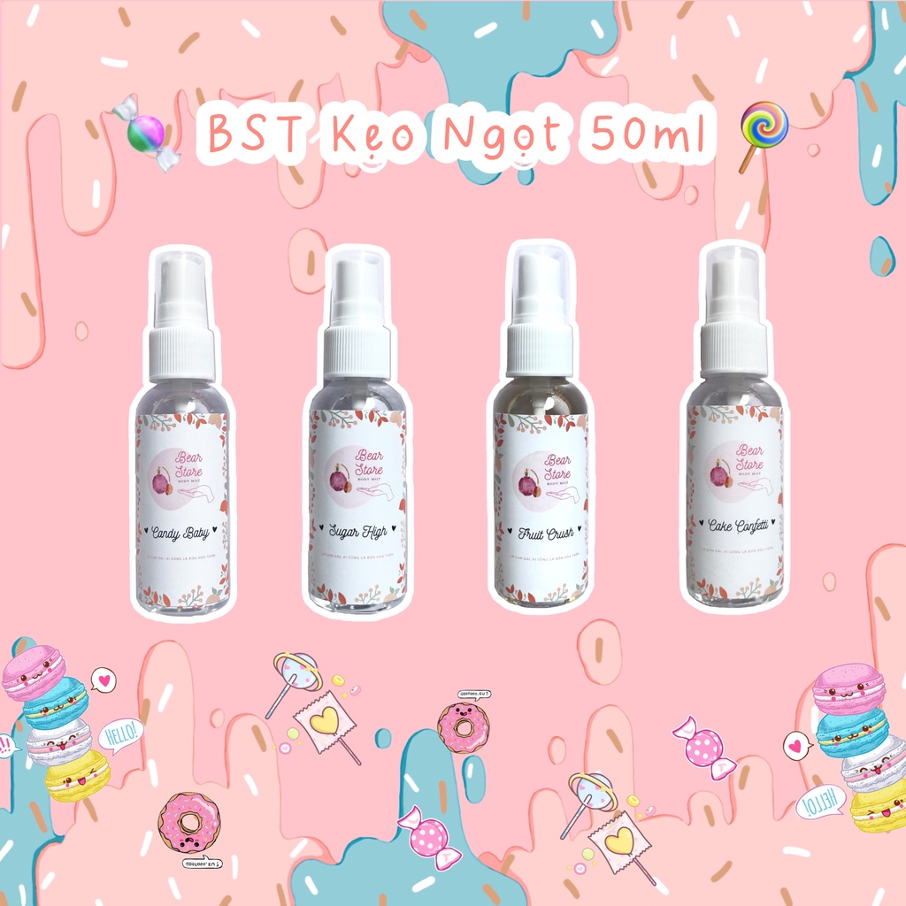 [Kẹo Ngọt] Xịt Thơm Toàn Thân Nước Hoa Body Mist Victoria Secret Hương Kẹo Ngọt Dành Cho Nữ 50ml