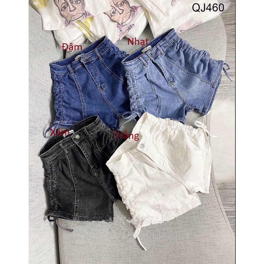 Quần Đùi Jeans Nữ Co Giãn Ôm Dáng QJ460