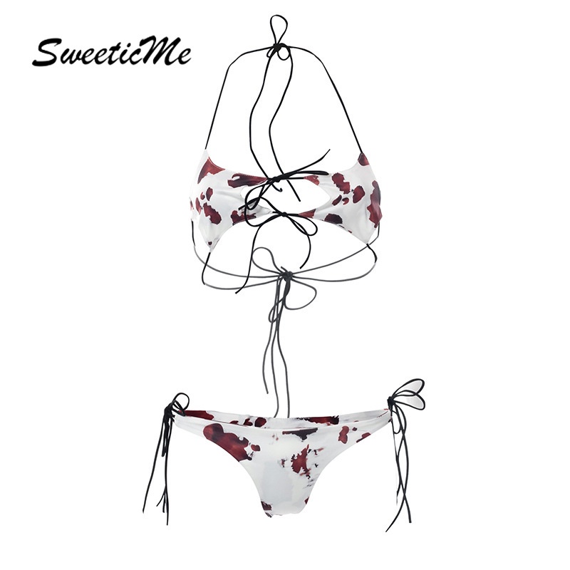 Bikini SweeticMe Dây Đeo Cổ   Gợi Cảm Hàng Mới