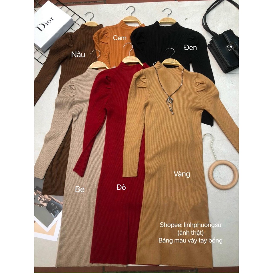 Váy Len Body [HÀNG ĐẸP] Váy Len Body Dáng Dài Nhiều Màu CÓ SẴN - ẢNH THẬT | BigBuy360 - bigbuy360.vn