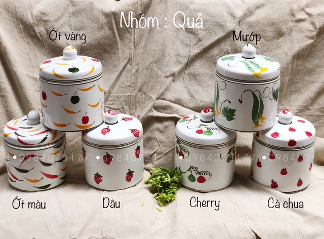 Vại muối dưa cà hũ muối dưa cà hũ đựng gạo gốm sứ Bát Tràng (size to 4L-5L-8L)