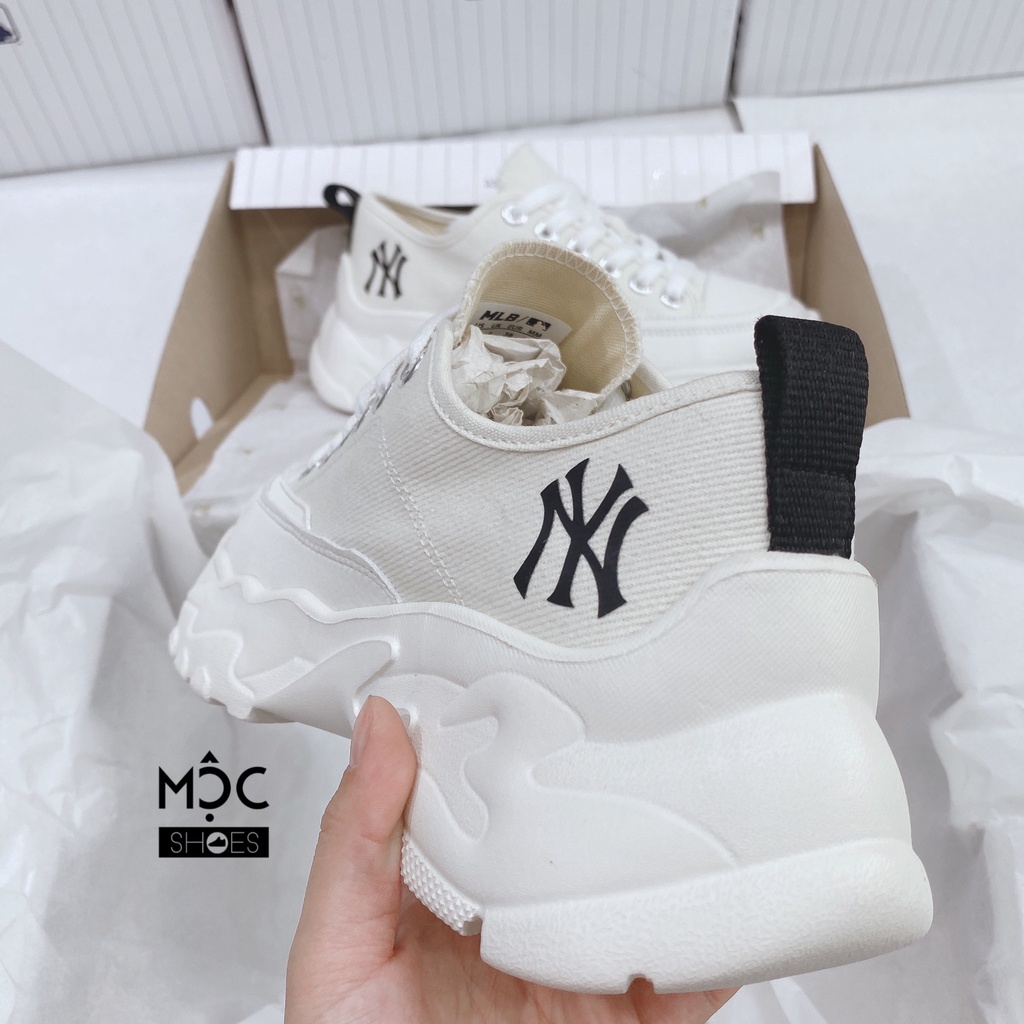 [CHÍNH HÃNG] Giày thể thao Sneaker MLB Chunky cố Thấp New York Yankees màu Trắng
